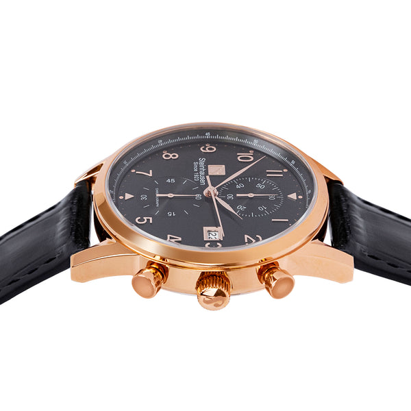 Lugano Collection - Rose-Gold / Black - S0919