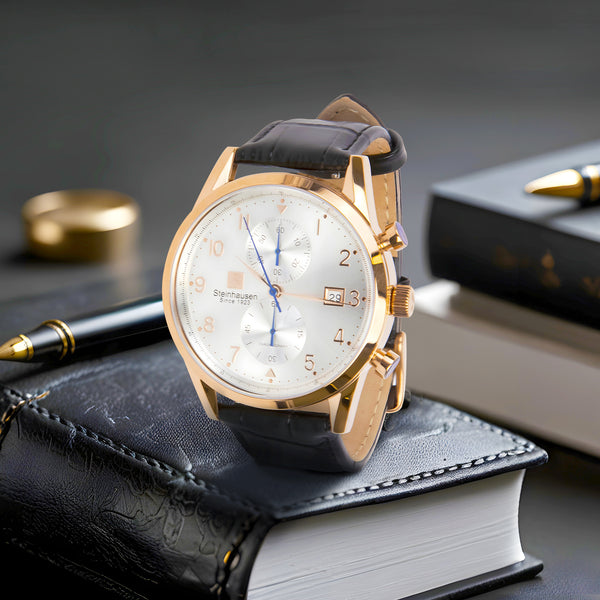 Lugano Collection - Rose-Gold / Black - S0921