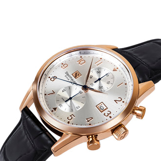 Lugano Collection - Rose-Gold / Black - S0921