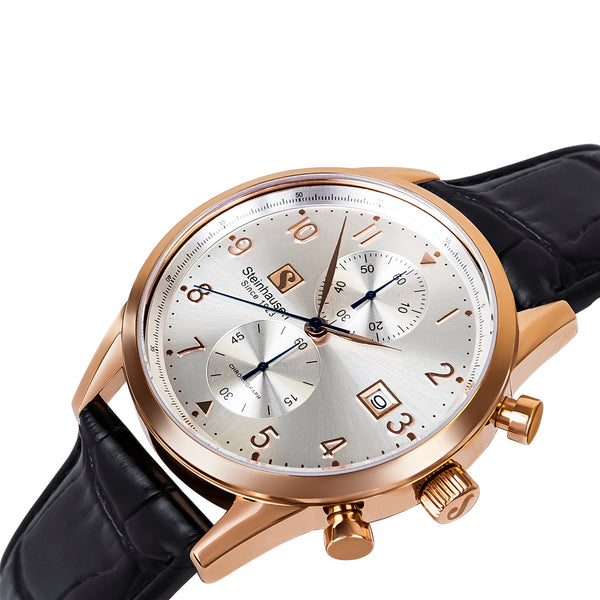 Lugano Collection - Rose-Gold / Black - S0921