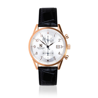 Lugano Collection - Rose-Gold / Black - S0921