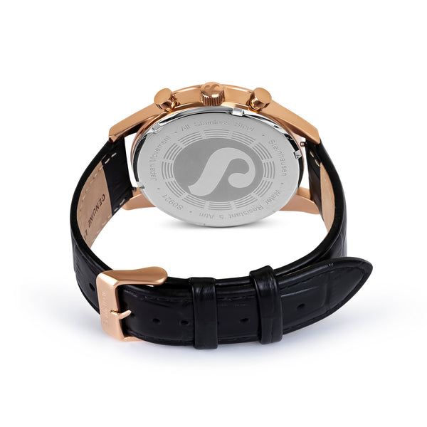 Lugano Collection - Rose-Gold / Black - S0921