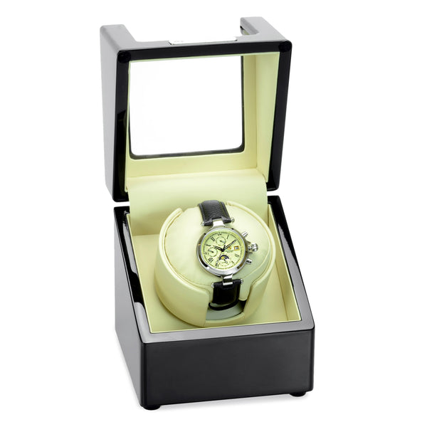 Steinhausen Heritage Single Watch Winder With Ultra Quiet Motor and Multiple Modes